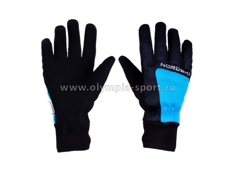 Перчатки Nordski Jr.Arctic Black/Blue