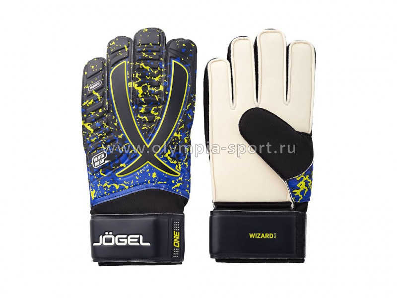 Перчатки вратарские Jögel ONE Wizard AL3 Flat, черный (7)