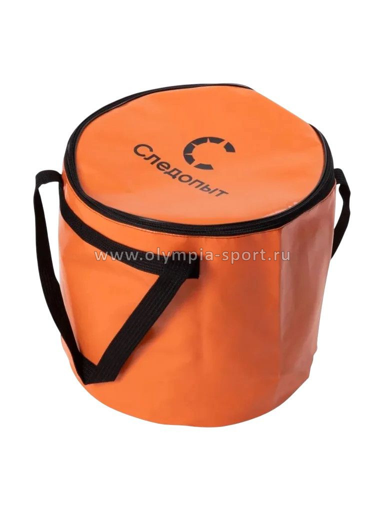 Ведро с крышкой Следопыт оранж