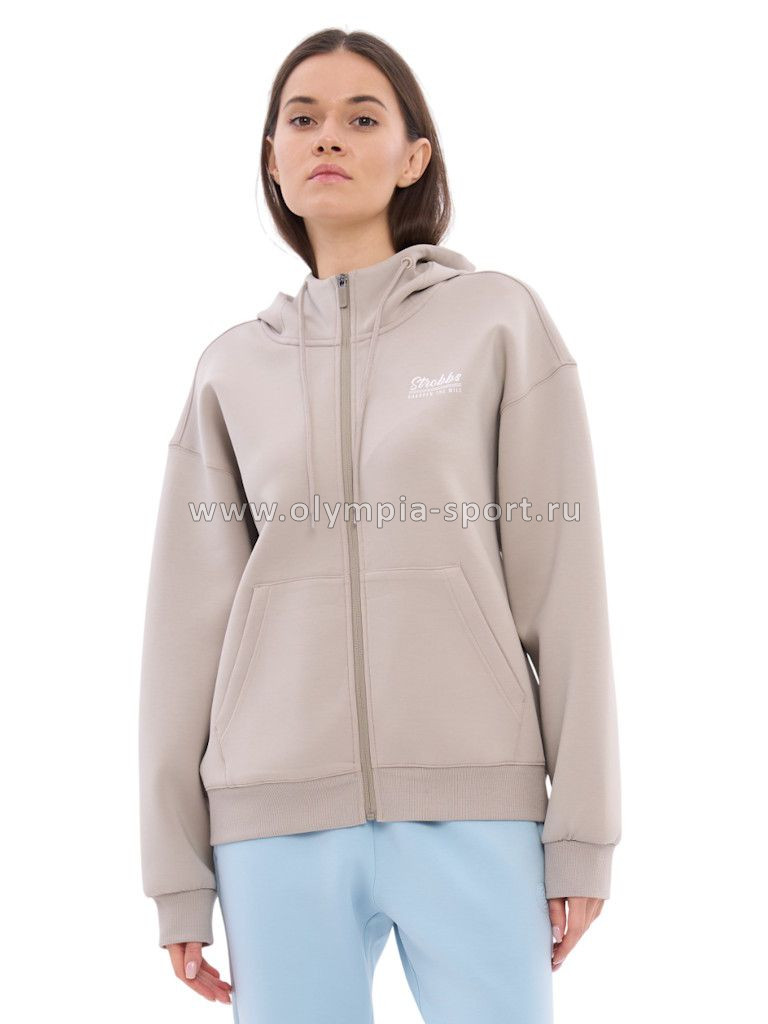 Толстовка женская Strobbs T3402-4 серо-бежевый