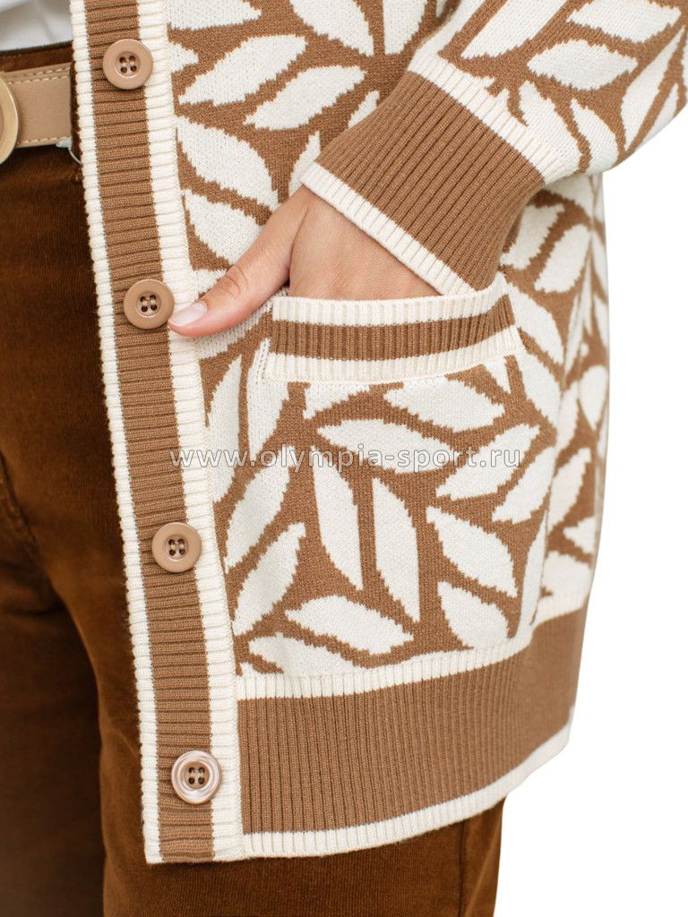 Жакет женский D31.130 карамельный-бежевый