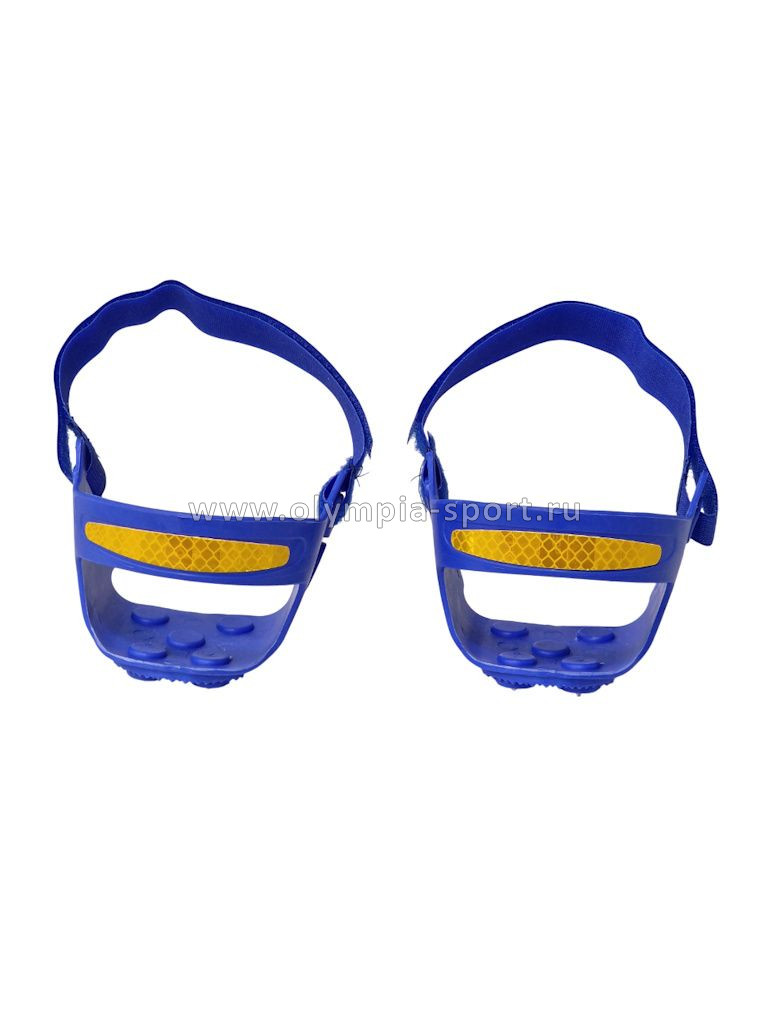 Антигололед детский под пятку синий L