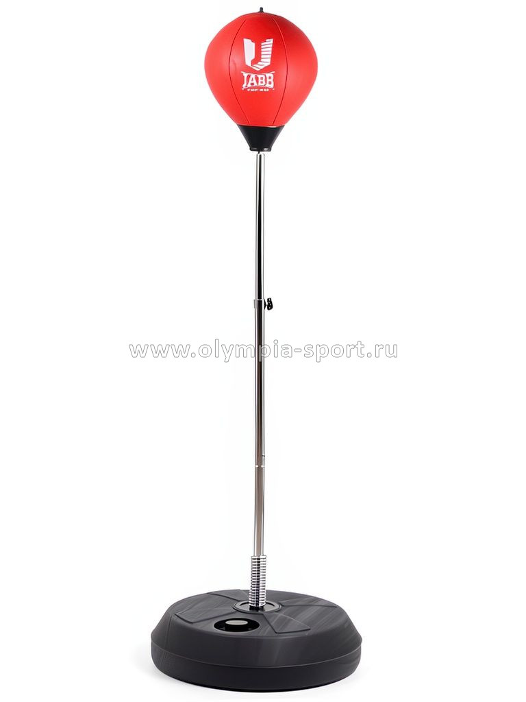 Груша бокс. на стойке Jabb HY-L-021 красный (120-140см)