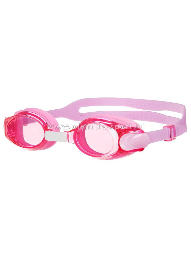 Очки для плавания детские TORRES Dolphin Kids, розовые линзы, розовая оправа, 2-5лет