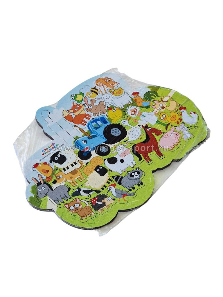 Пазл деревянный П3110 Синий трактор