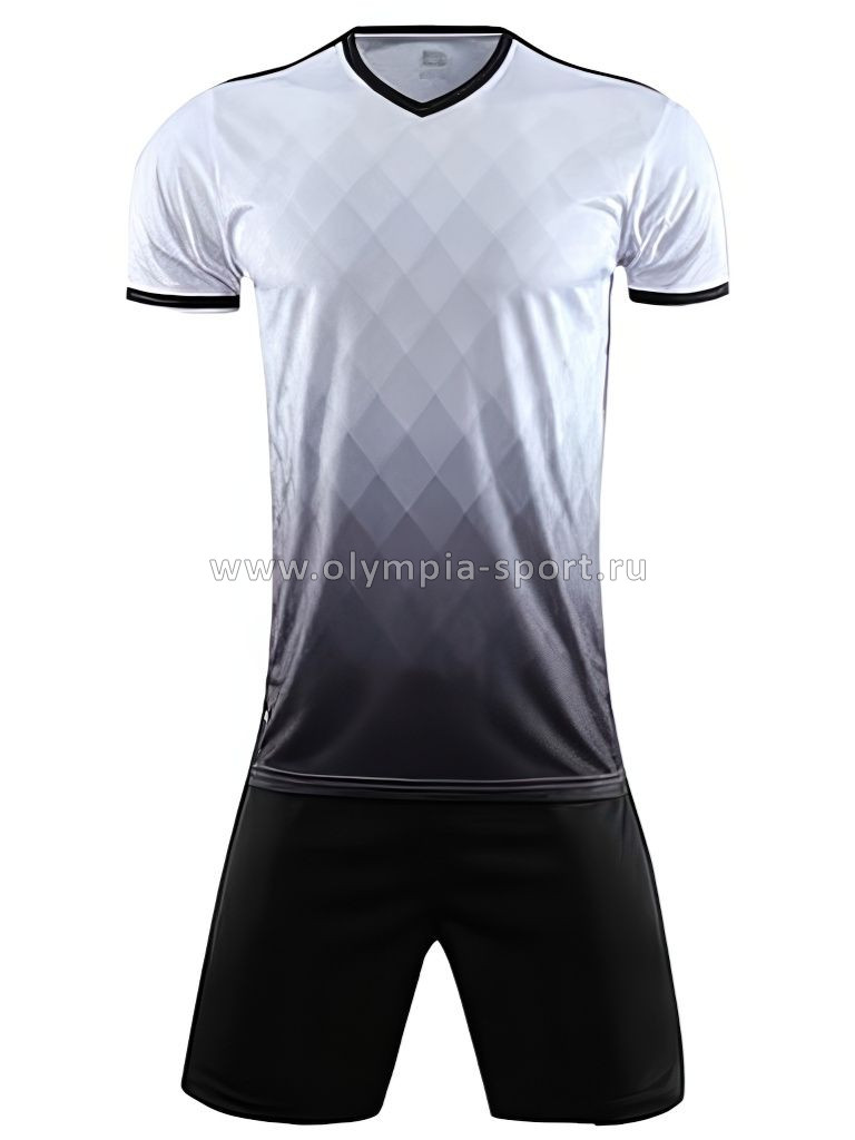Форма футбольная 6205 silver/grey/black