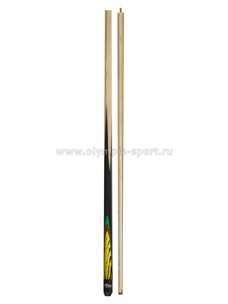 Кий бильярдный Startbilliards РП дуб, черный 2PC 158см